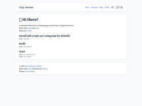 11ty Serene screenshot